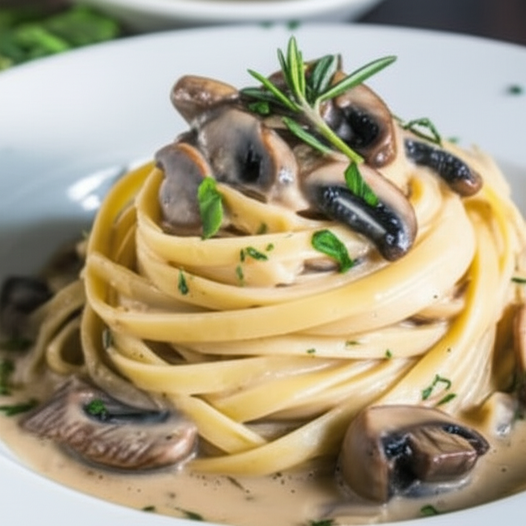 Mushroom Pasta